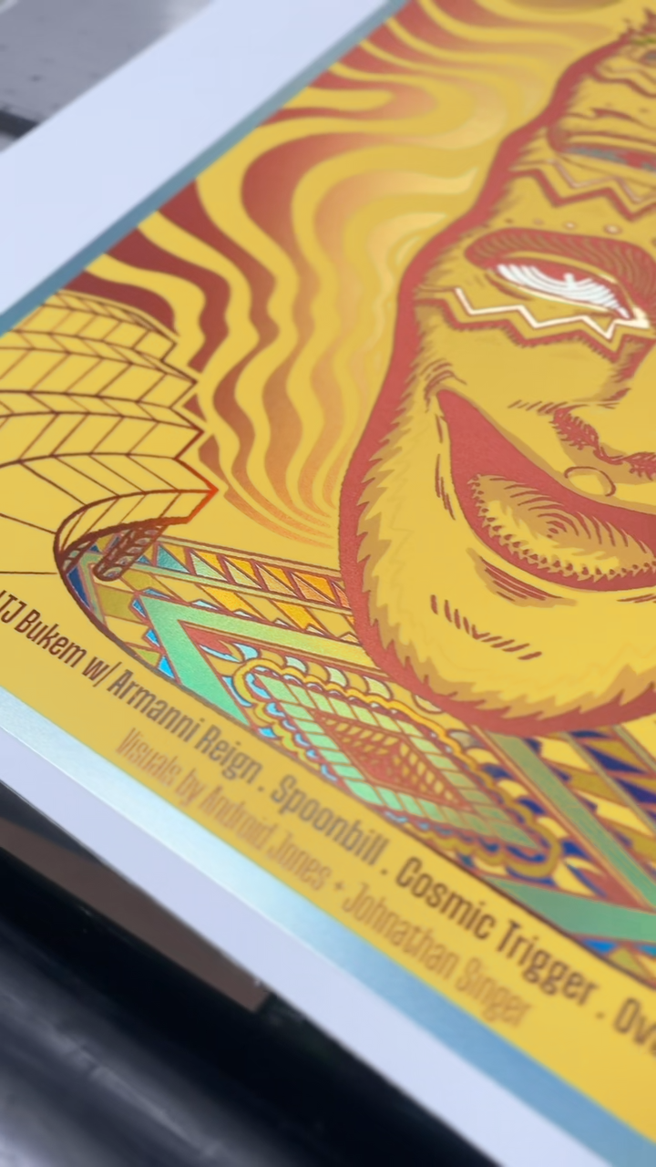 SHPONGLE - Mission Ballroom 18"x24" Limited Edition Holofoil Print