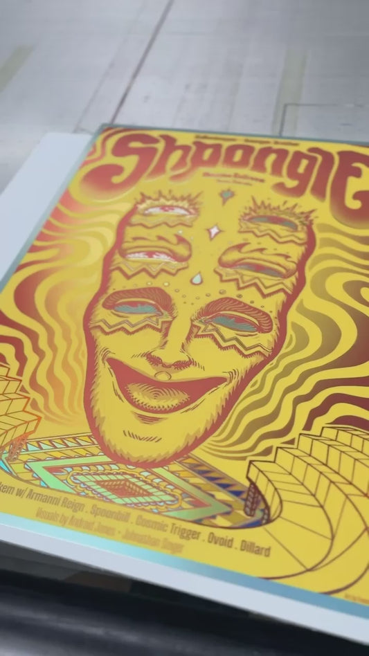SHPONGLE - Mission Ballroom 18"x24" Limited Edition Holofoil Print